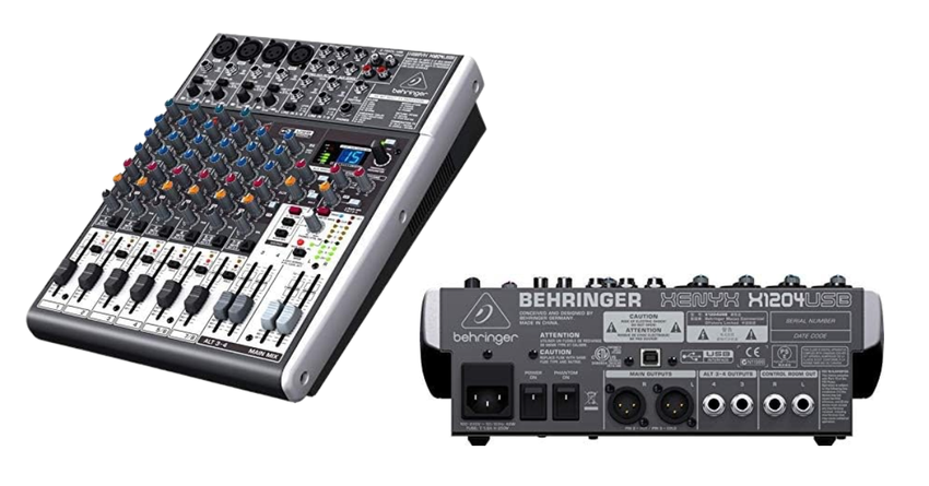 Behringer Xenyx X1204USB Studio-Mischpult