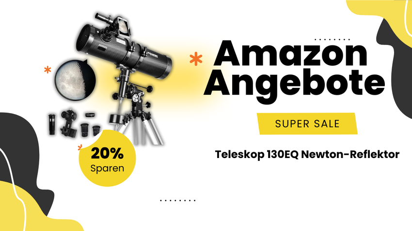 SOLOMARK Polaris 130EQ Teleskop – Sparen Sie jetzt 66€!