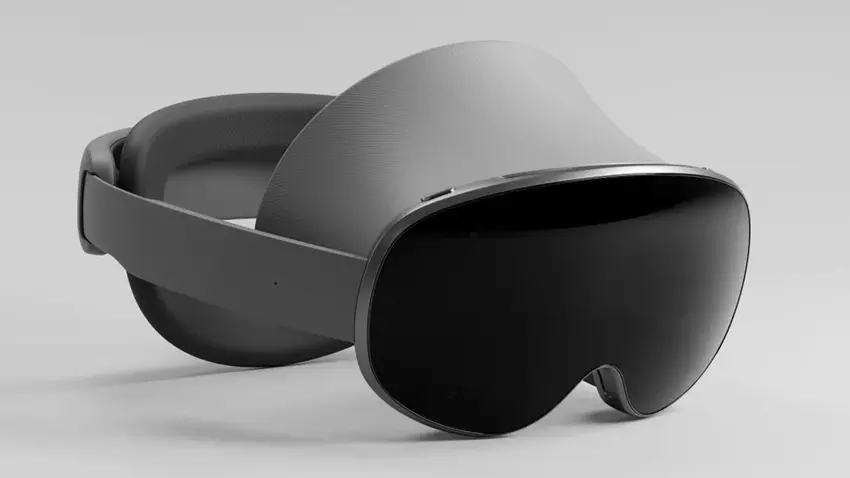 Offizielles Rendering des Virtual-Reality-Headsets von Samsung