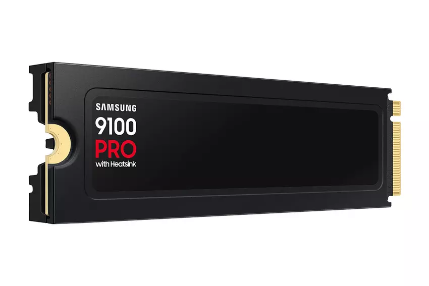 Samsung 9100 Pro SSD mit Kühlkörper