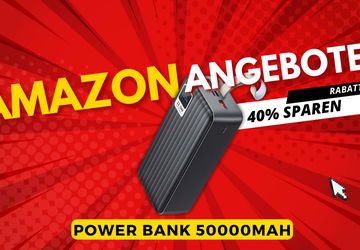 PDBEST 50000mAh Power Bank mit Schnellladefunktion ...