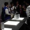 Samsung Galaxy S25 Edge Smartphone in der Farbe Silber
