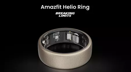 Amazfit Helio Ring: ein intelligenter Ring aus einer Titanlegierung, der Herzfrequenz und SpO2 messen kann