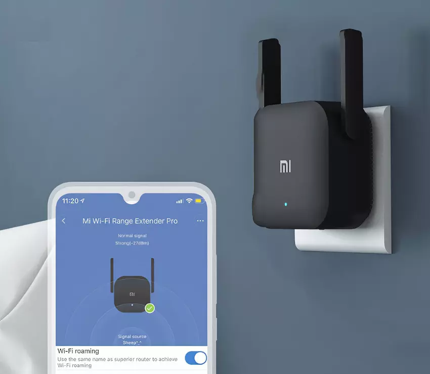 Xiaomi Mi Wi-Fi Range Extender Pro: ein Wi-Fi-Verstärker mit europäischem Stecker und zwei Antennen für $ 13