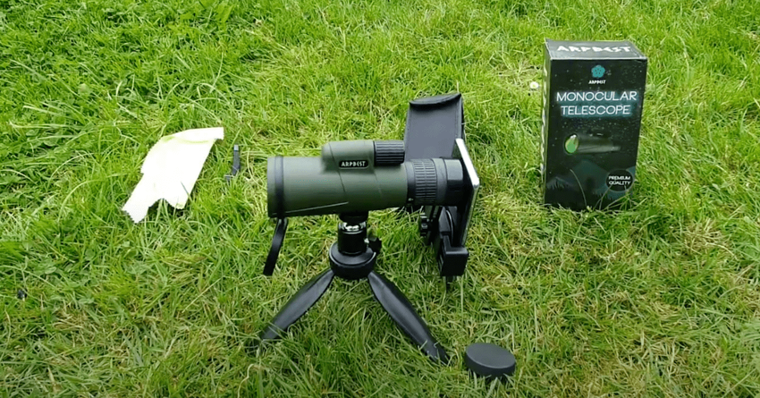 ARPBEST 25X50 Monokular mit Smartphone-Adapter
