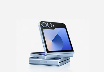 Samsung Galaxy Flip FE befindet sich ...