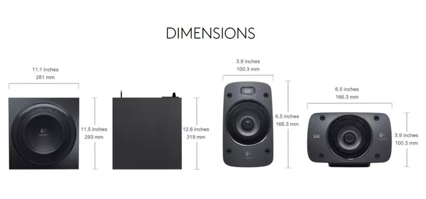 Logitech Z906 Heimkino-Einrichtung