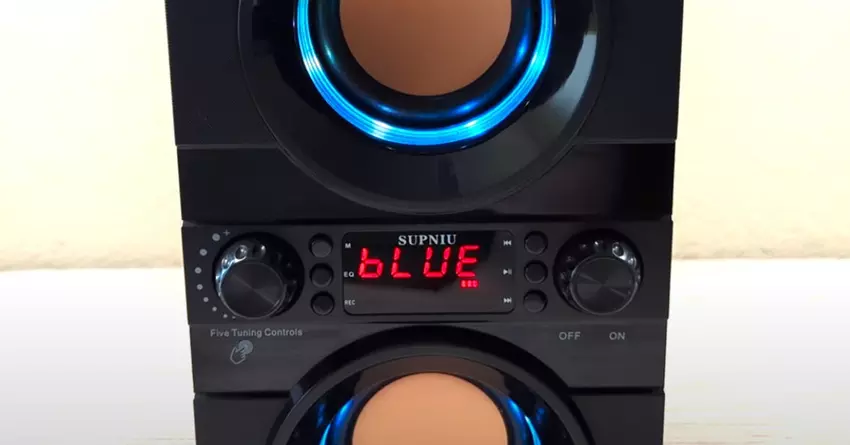 SUPNIU 60W bluetooth-Lautsprecher mit UKW-Radio