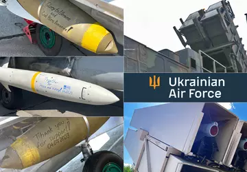 Ukrainische Luftwaffe zeigt erstmals JDAM-ER-Bomben, die ...