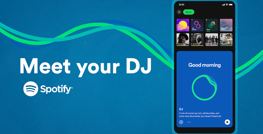 Spotify hat einen AI-gesteuerten virtuellen DJ in den USA und Kanada