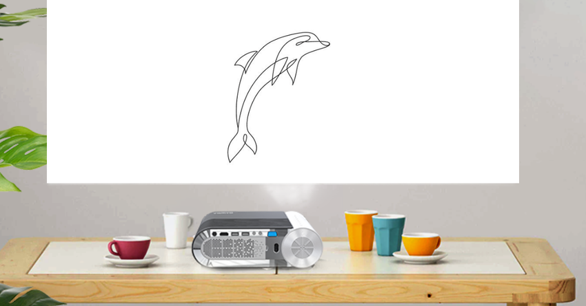 projektor für bilder an die wand