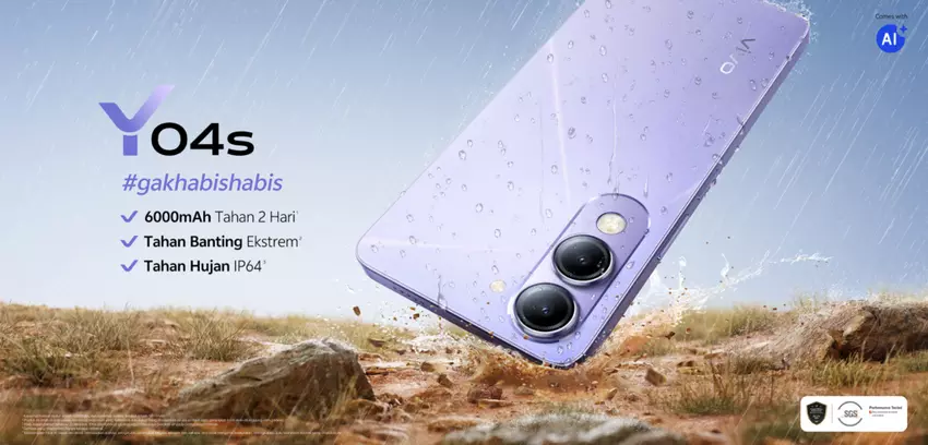 Vivo kündigt das Einsteigermodell Y04s mit 6000mAh Akku und MIL-STD-810H-Zertifizierung an