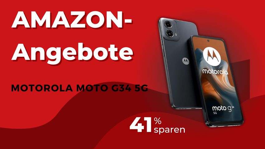 Motorola Moto g34 5G Smartphone mit 70€ Rabatt – Nur 99€ statt 169€!