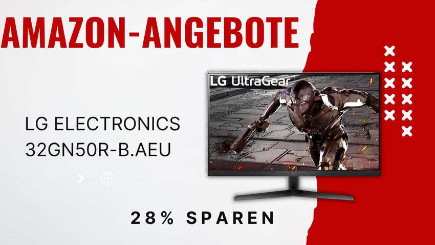 LG Ultragear 32GN50R-B Gaming Monitor – Spare jetzt 70€ bei Amazon!