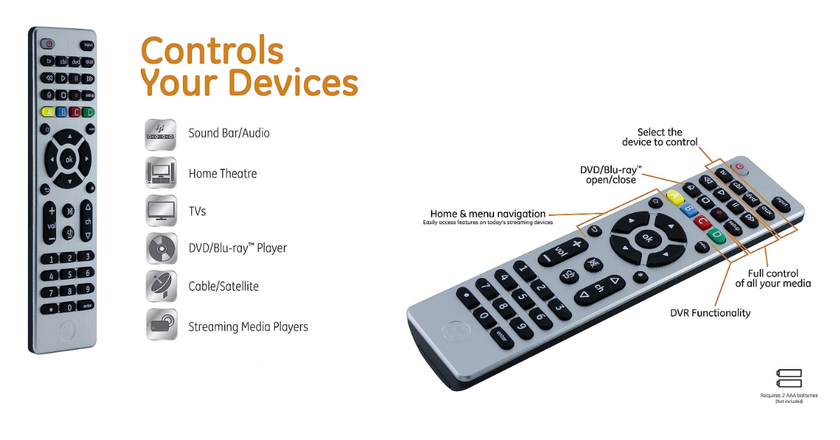 EARTHMA universalfernbedienung vizio smart tv
