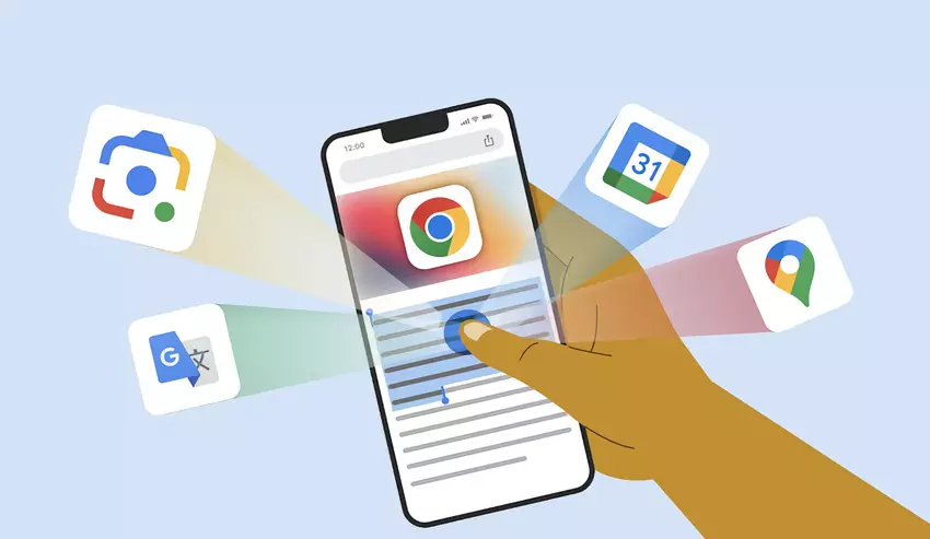 Verbesserte Google Lens und Integration mit Google Maps: Google hat eine neue Version von Chrome für iOS vorgestellt