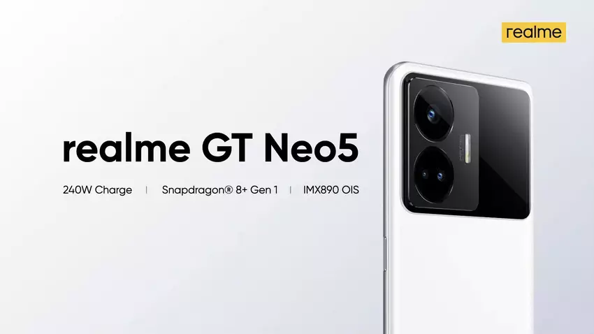 Es ist offiziell: realme GT Neo 5 mit 240W SuperVOOC-Ladung und Snapdragon 8+ Gen 1 Chip kommt am 9. Februar auf den Markt