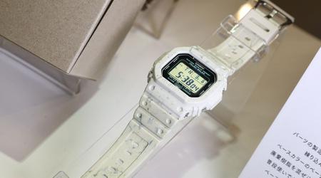 Neue G-Shock von Casio: die G-5600BG-5JR mit recyceltem Harz und Marmor-Design