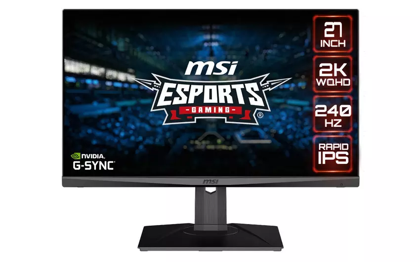 MSI Optix G274QPX: Gaming-Monitor mit 2K IPS-Bildschirm bei 270Hz und Nvidia G-Sync-Unterstützung für $380