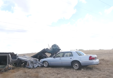 Ein Blogger hat sein Auto zu ...