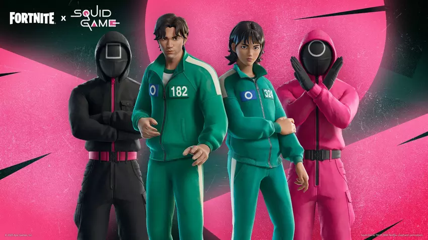 Squid Game bricht in Fortnite ein: Ein grandioses Crossover wird neue Skins und Updates zum "Reload"-Modus hinzufügen