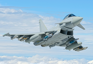Großbritannien hat die Übergabe von Eurofighter-Typhoon-Kampfflugzeugen ...