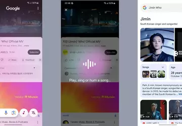 Circle to Search Musiksuche für ausgewählte ...