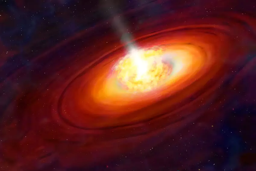 Wissenschaftler haben einen massiven Protostern in einem noch nie dagewesenen Entstehungsstadium entdeckt, der zur Lösung eines der Rätsel unseres Universums beitragen könnte