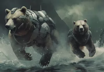 Kampfbären werden die besten Freunde der ...