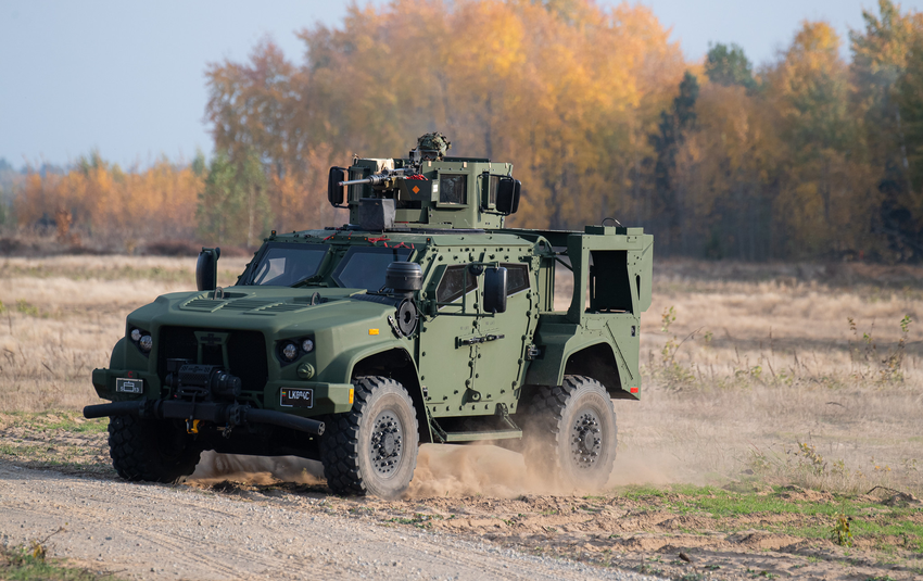 Gepanzertes Fahrzeug JLTV der litauischen Streitkräfte. Illustration: Litauisches Verteidigungsministerium