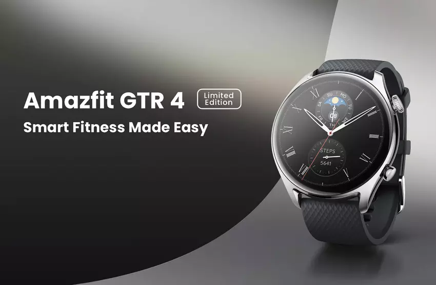 Amazfit GTR 4 Limited Edition: Smartwatch mit kabellosem Ladegerät und Körpertemperatursensor für $249