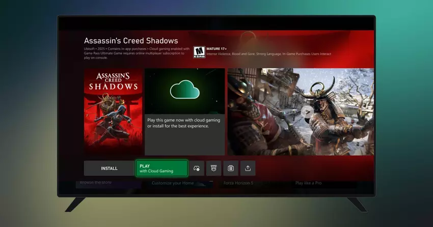 Mit Xbox Game Pass Ultimate kannst du deine Spiele in der Cloud spielen und so Zeit und Platz bei der Installation sparen.