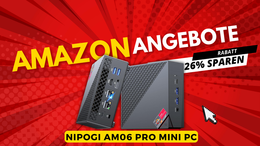 NiPoGi AM06 PRO Mini PC mit Ryzen 7 – Jetzt 120€ Rabatt!