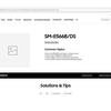 Eine Miniaturansicht der Support-Seite für das Samsung Galaxy F56 in Indien