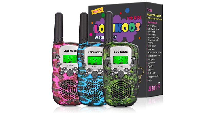 LOOIKOOS Kinder-Walkie-Talkie