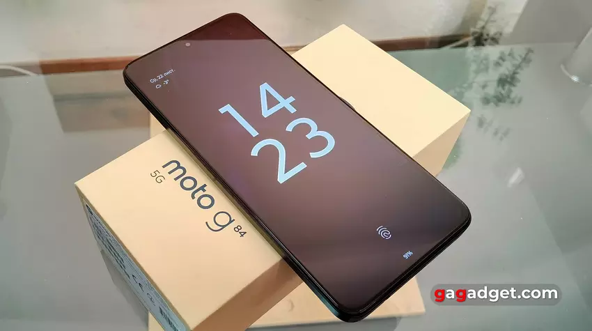 Biometrische Sicherheitsmerkmale des Motorola Moto G84