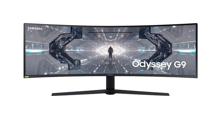 SAMSUNG 49" Odyssey G9 bester gaming monitor in 4k
