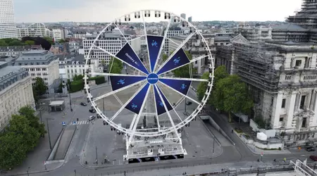 Dank Samsung kann man in Brüssel kostenlos mit dem Riesenrad fahren
