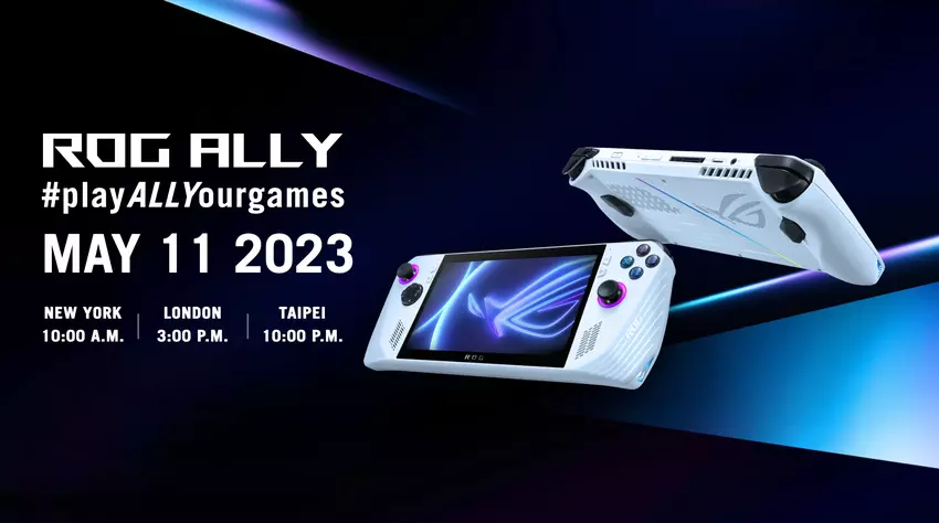Es ist offiziell: ASUS enthüllt ROG Ally-Spielekonsole mit 120Hz-Bildschirm und AMD-Chip auf Event am 11. Mai