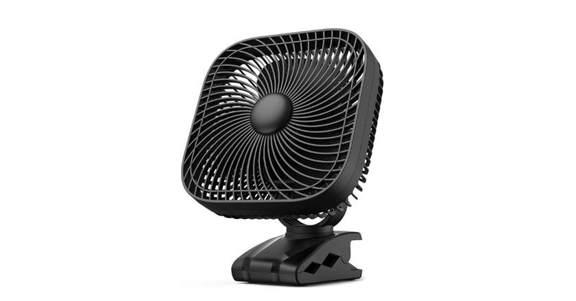 SLENPET wiederaufladbarer Golfwagen Ventilator