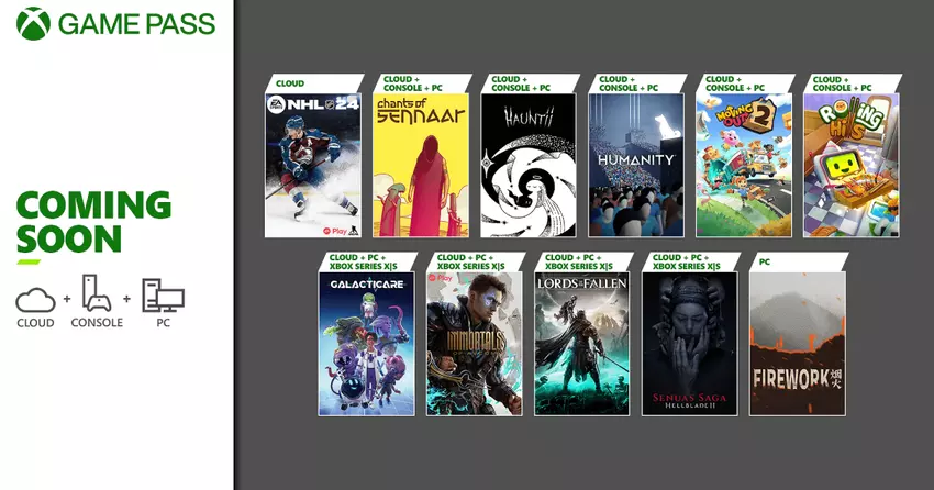 Der Game Pass wird Ende Mai um 11 Spiele erweitert: Hellblade 2, Lords of the Fallen und Immortals of Aveum sind darunter.
