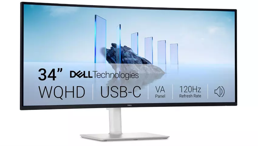 Dell S3425DW Ultra-Wide-Monitorarbeit