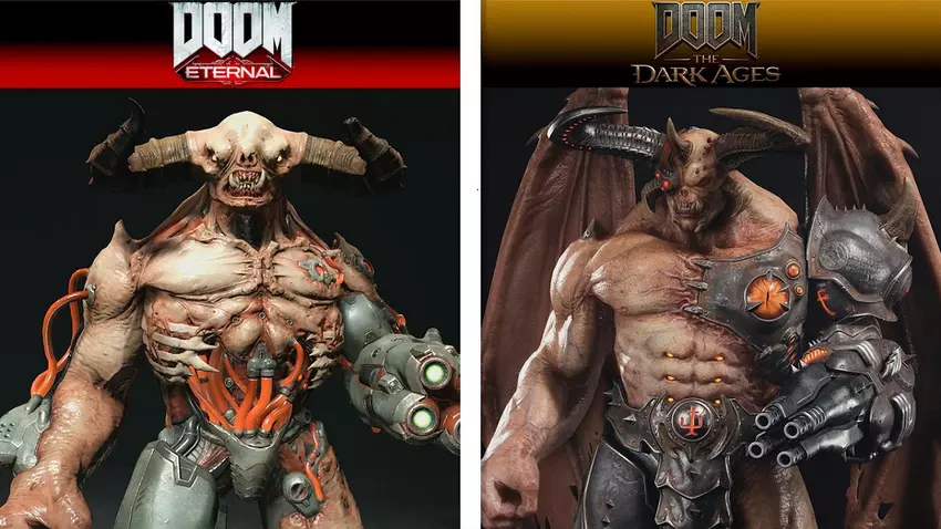 Mehr Gothic und weniger Technofantasy: ein Blogger vergleicht den visuellen Stil der Figuren in DOOM: The Dark Ages und DOOM Eternal