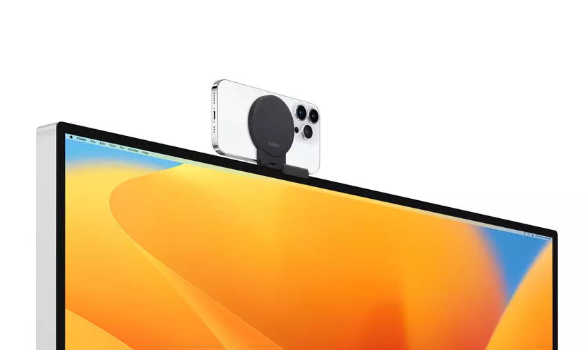 Belkin stellte die iPhone Continuity Camera mit MagSafe für externe Displays und iMacs vor