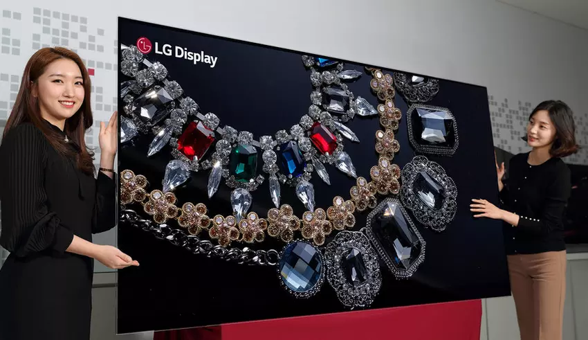 LG zeigte das weltweit erste 8K-OLED-Display