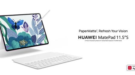 Huawei MatePad 11.5 S: 144Hz-Display mit PaperMatte-Technologie, 8.800mAh-Akku und ein Preisschild von 399 Euro