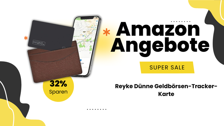 Reyke Geldbörsen-Tracker-Karte – Jetzt 9€ günstiger!