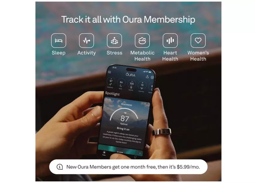 Oura Ring 4 tragbarer intelligenter Ring