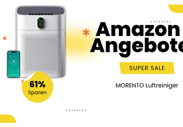 MORENTO Smart Luftreiniger mit HEPA Filter ...