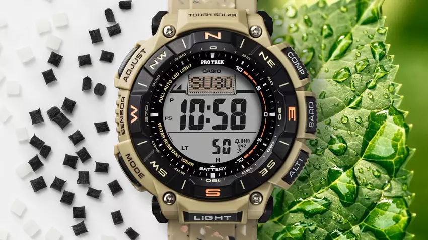 Casio PRO TREK PRG-340SC Uhr mit eingebautem digitalen Kompass, Höhenmesser und Thermometer erschienen